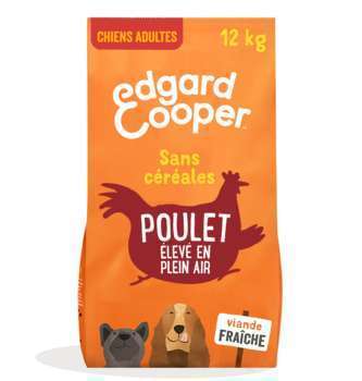 Croquettes pour chien, poulet, 12 kg