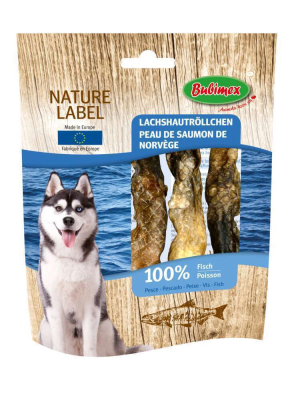 Friandises pour chien ''Peau de saumon de Norvège'