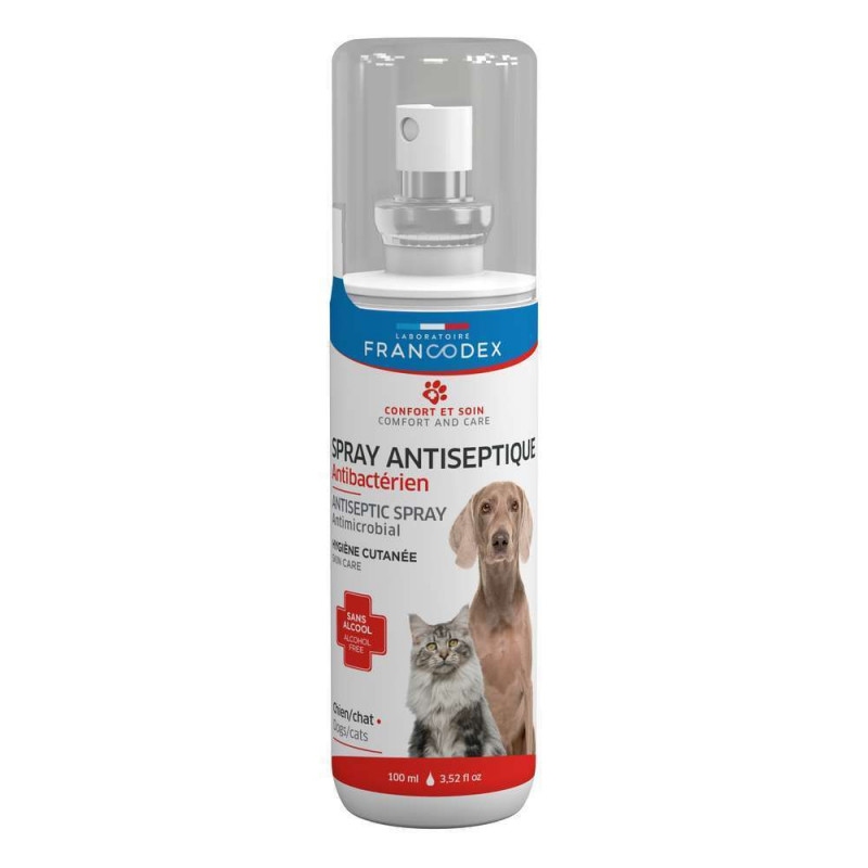 Spray antiseptique pour chien et chat 100ml