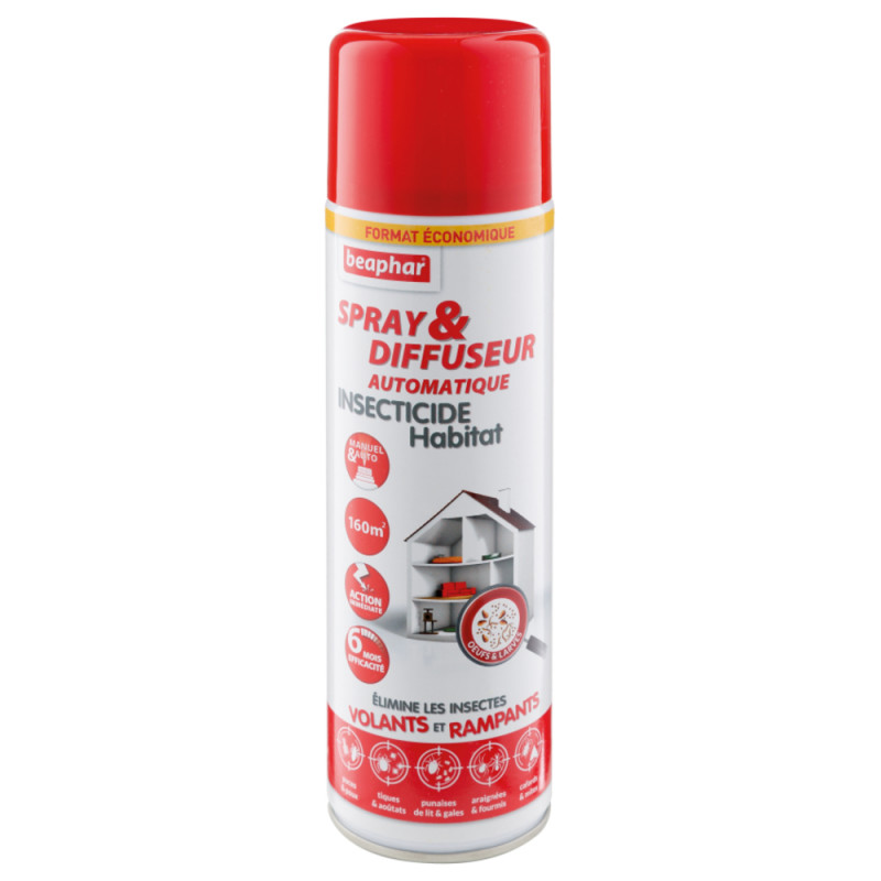 Spray et diffuseur automatique, insecticide d'habi