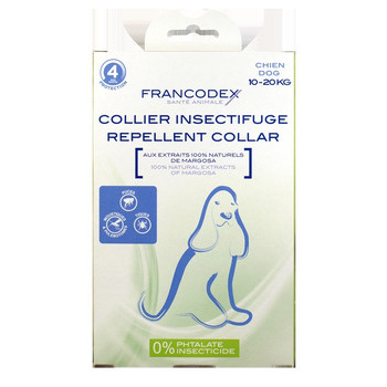 Collier insectifuge pour chien (10-20kg)