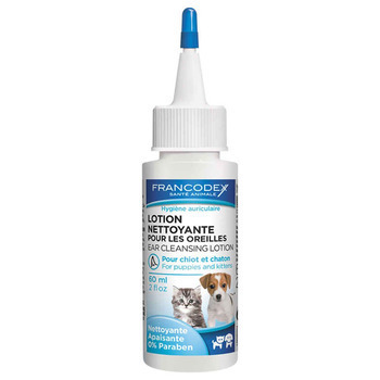 Soin oreilles - lotion nettoyante pour chiot/chato