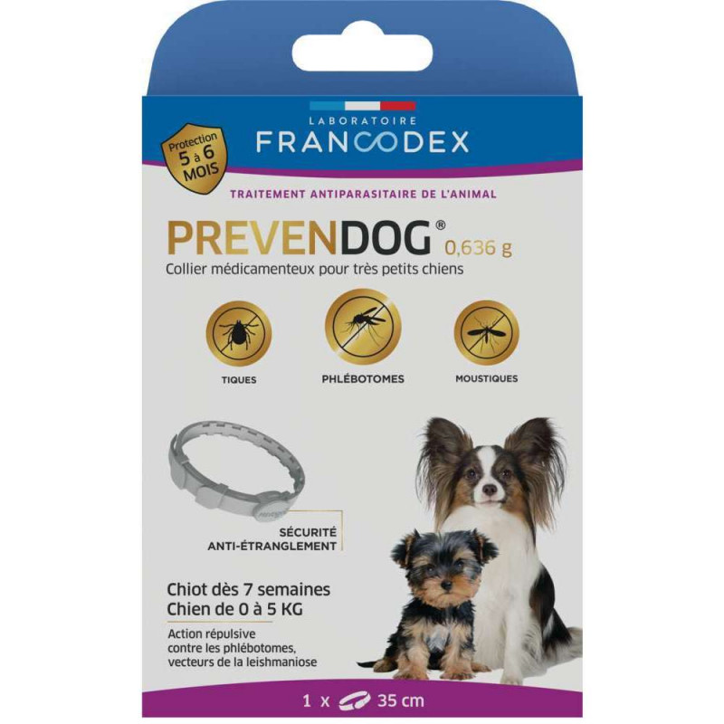 Collier prevendog pour chien 0-5kg