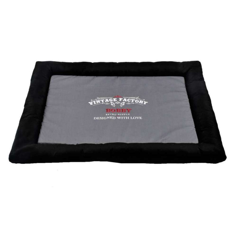 Tapis factory, couleur noir, taille M.