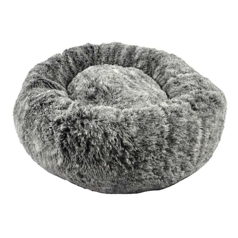 Coussin Donut ''Poilu'' pour chien bicolore Ø100cm