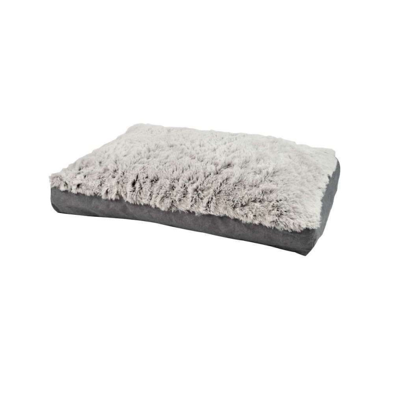 Matelas ''Poilu'' bicolore pour chien 80x60cm M
