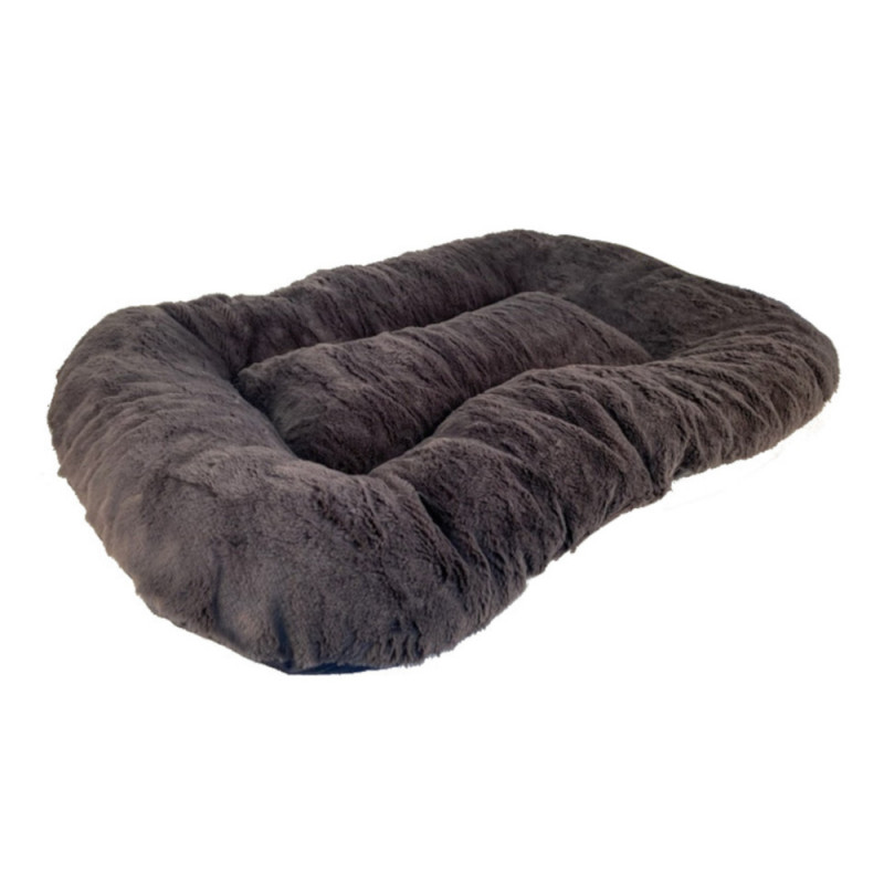 Coussin Ovaly pour chien gris 80cmx55 cm