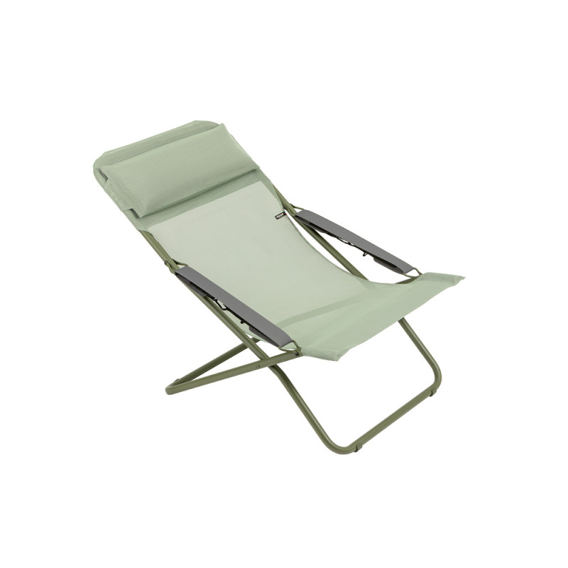 Bain de soleil matelassé Transabed pliant cb moss