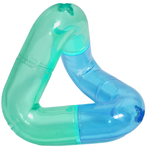 Jouet pour chien, pyramide bleu