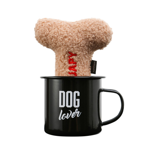 Coffret cadeau, mug Dog lover , avec jouet pour ch