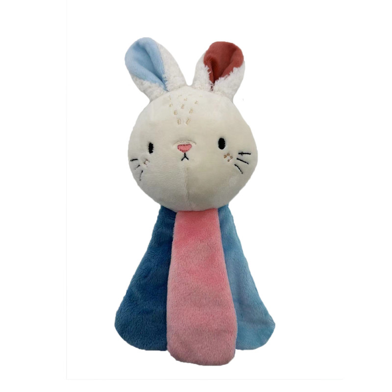 Jouet pour chiot : peluche lapin - H. 17cm