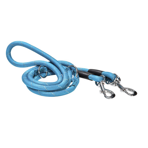 Laisse pour chien, 3 positions Walk bleu 189x1. 2c