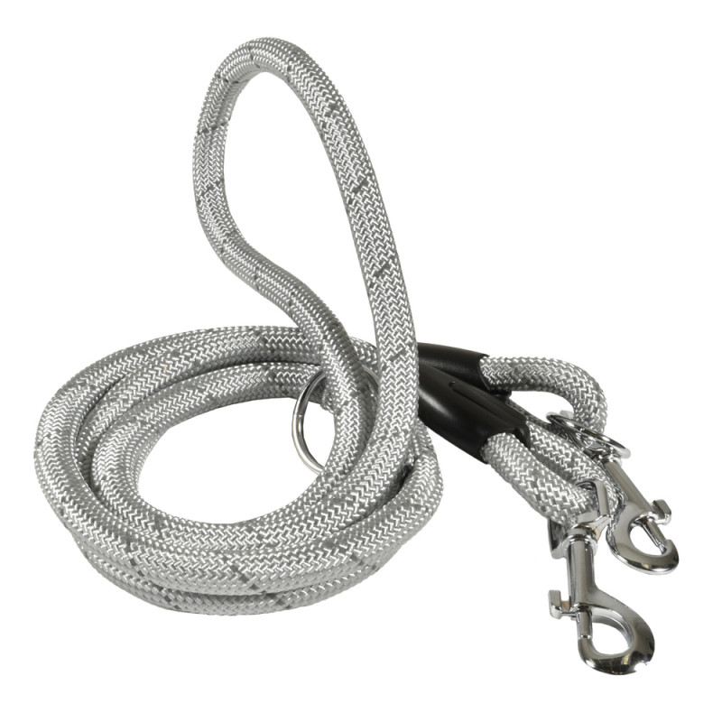 Laisse pour chien 'Walk', 3 positions, coloris gri