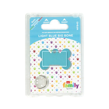 Médaille MyFamily Basic, en aluminium - Grand os,