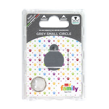 Médaille MyFamily Basic, en aluminium - Petit cerc