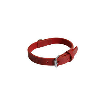 Collier pour chiens bords ronds noir : L. 30/60cm