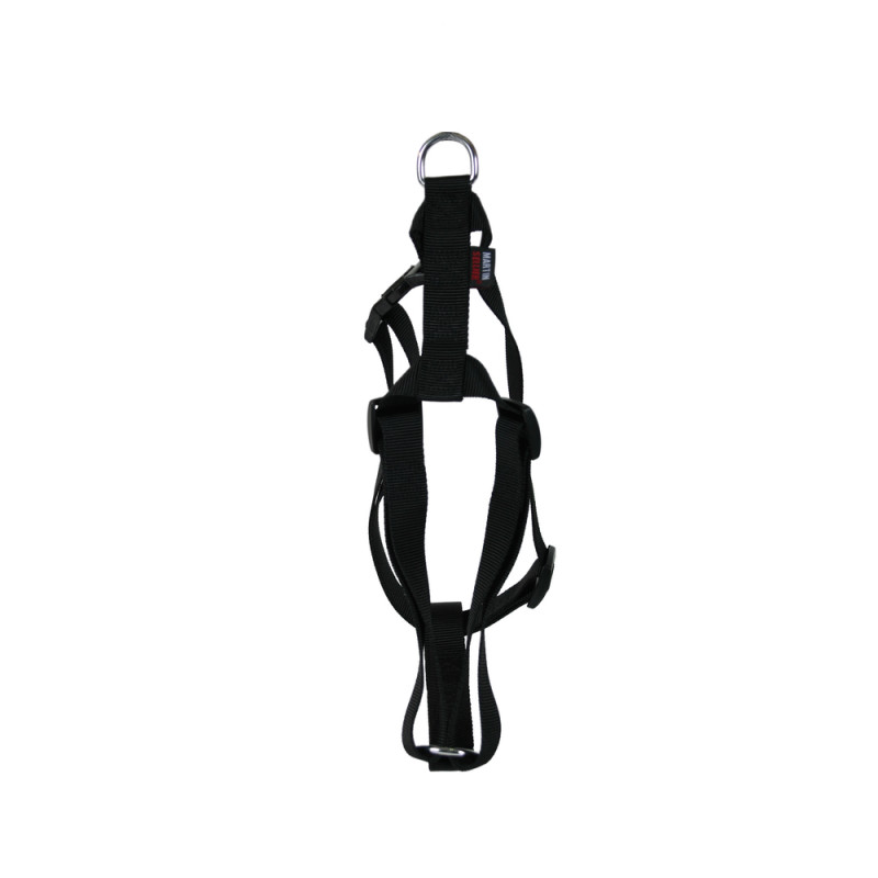 Harnais pour chien nylon réglable 25-70/90 noir
