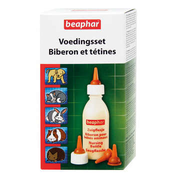 Pack biberon bébés animaux: tétines et brosse