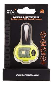 Lampe de sécurité jaune USB