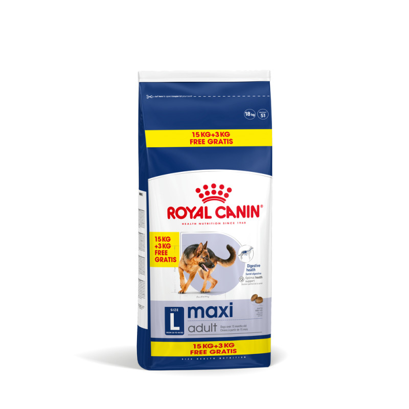 Croquettes pour chien Maxi adult, grandes races -