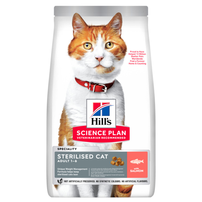 Croquettes Science plan pour chat stérilisé au sau