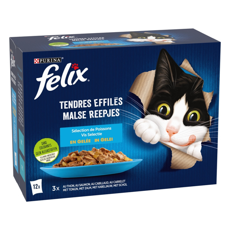 Tendres Effilés Felix, sélection de poissons pour