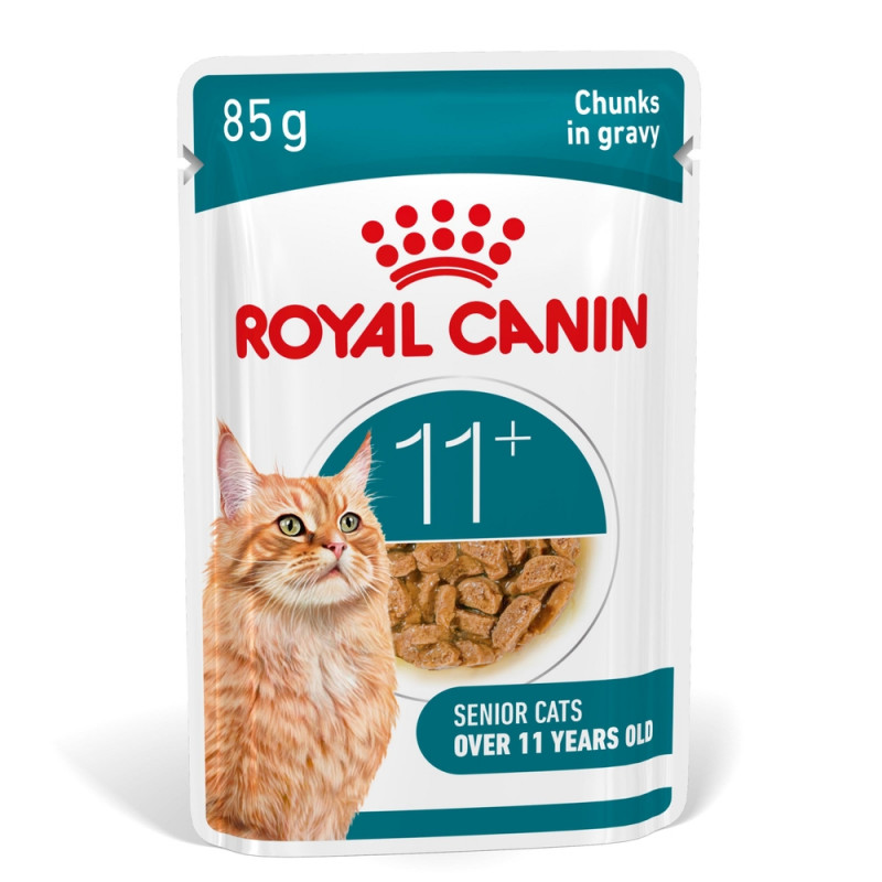 Aliment en sauce pour chat senior 'Ageing 11+' - 1
