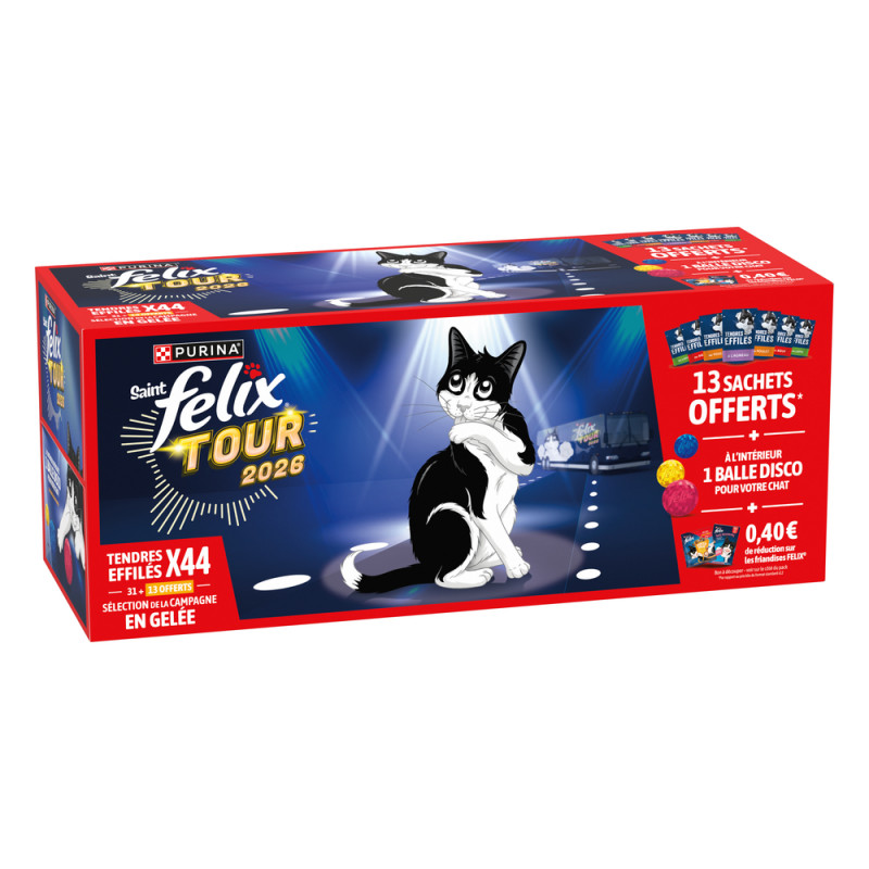 Tendres effilés 'Campagne' en gelée pour chat - 44