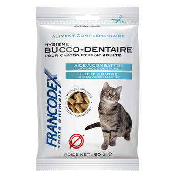 Friandises hygiène bucco-dentaire chat