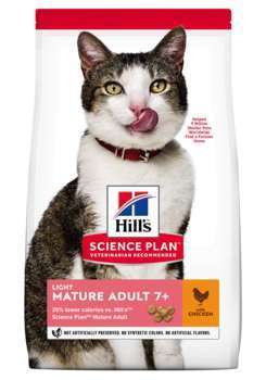 Croquettes chat sénior allégées au poulet - 1,5 kg