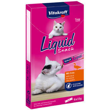 Friandise liquide pour chat au canard et Beta Glac