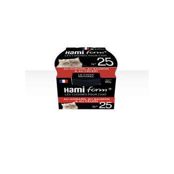 Pâtée Cuisinés pour chats n°25: homard, au saumon