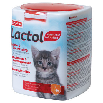 Lactol, lait maternisé chatons, 500g