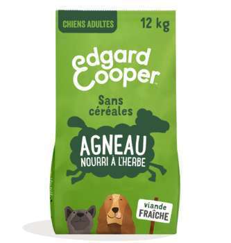Croquettes chien adulte sans céréales à l'agneau -