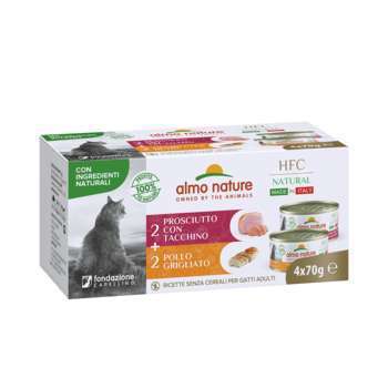 Boîte HFC Natural jambon/dinde/poulet x4