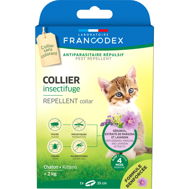 COLLIER INSECTIFUGE CHATON