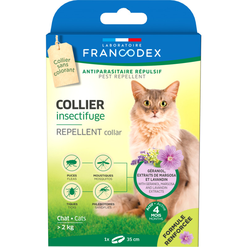 Collier Insectifuge pour chat 2kg