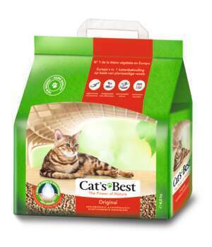 Litière végétale agglomérante pour chat Cat's Best