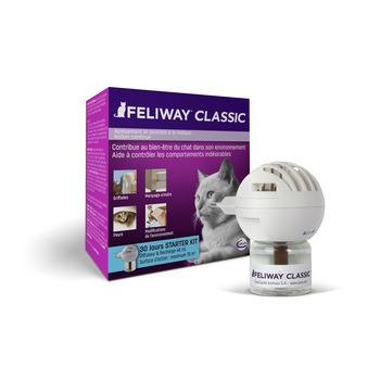 Produit apaisant Feliway pour chat : diffuseur et