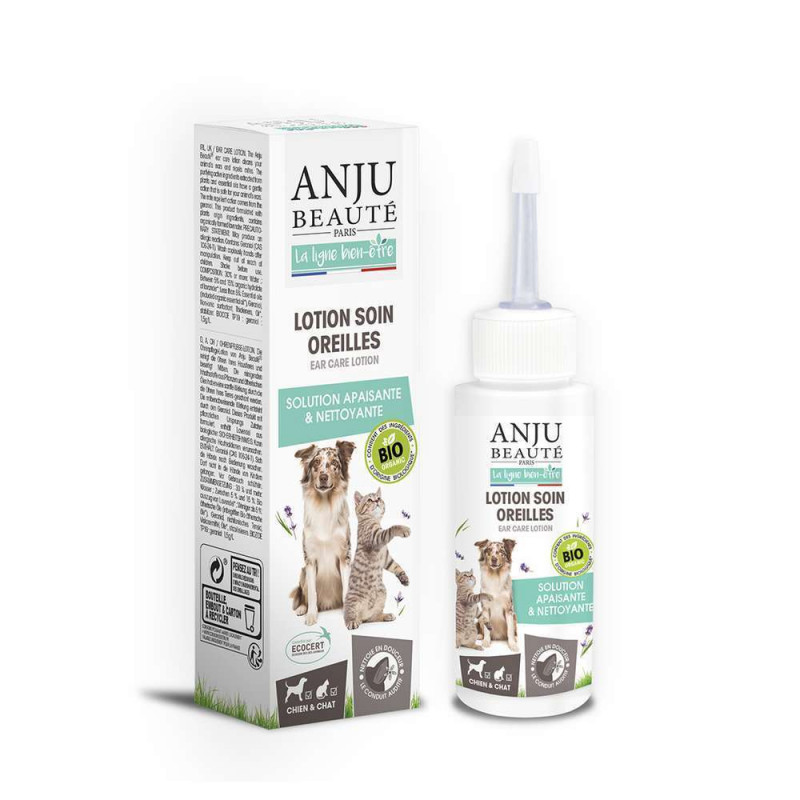 Lotion Soin Oreilles Chat/Chien Bio 70ml