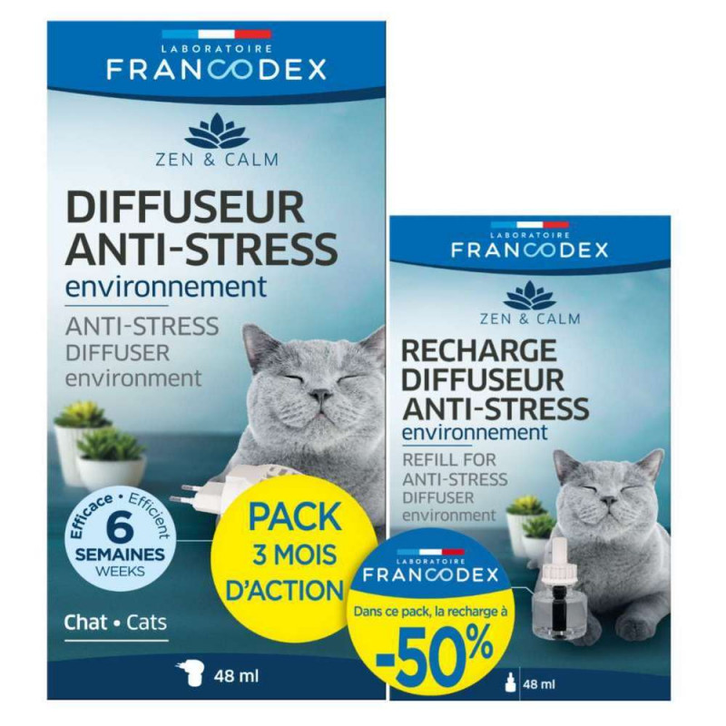 Pack Diffuseur Anti-Stress & Recharge Chat