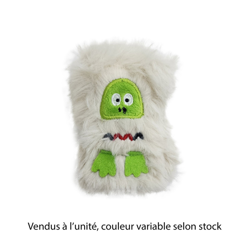 Peluche pour chat : yéti, petit modèle - L. 9cm