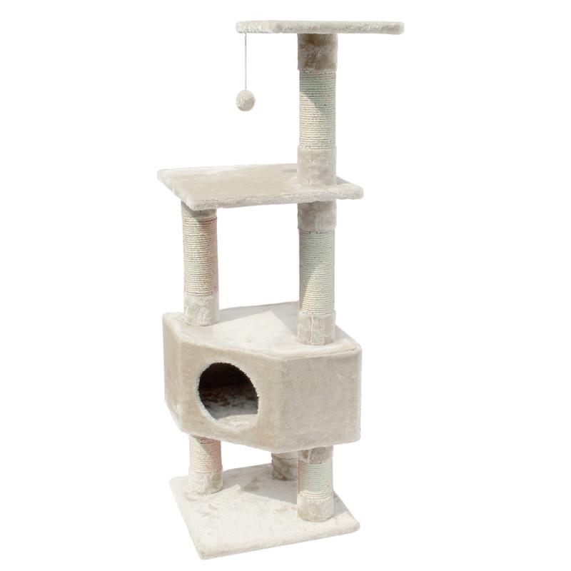 Arbre à chat Classic Loonaa 40x40x135cm crème