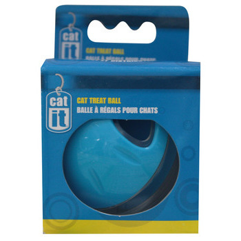 Cat treat ball bleue