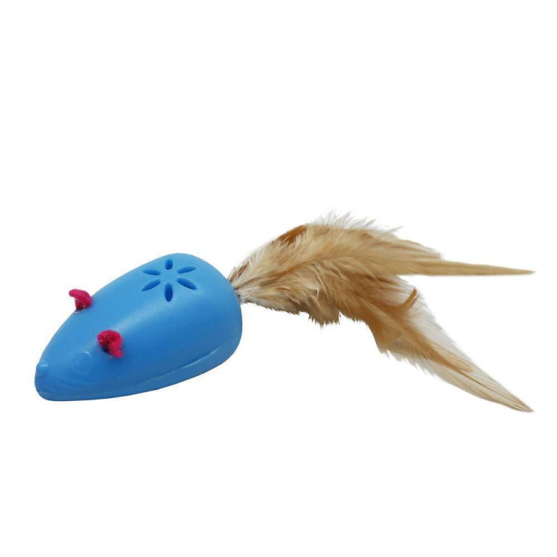 Souris à grelet avec herbe à chat