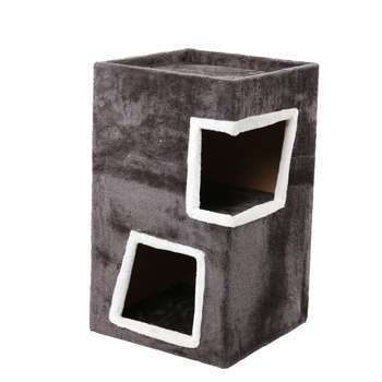 Arbre à Chat Square Tower - Gris Foncé