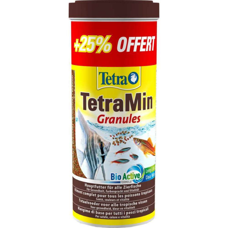 TetraMin Granules Promo 1L +25% offert