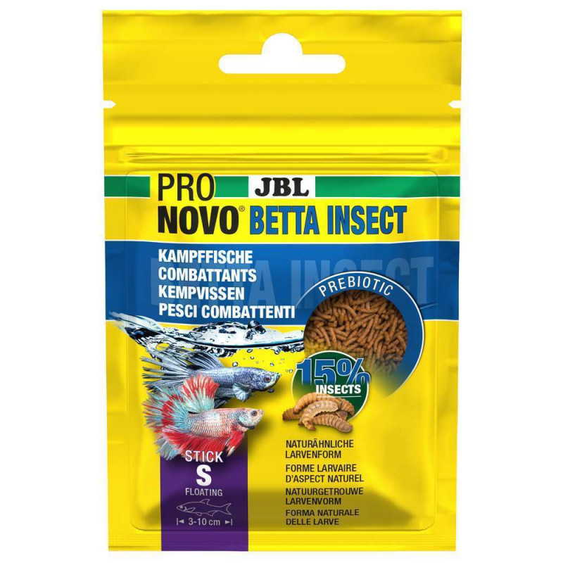 Aliment Pronovo Betta Insect Combattants stick S 2