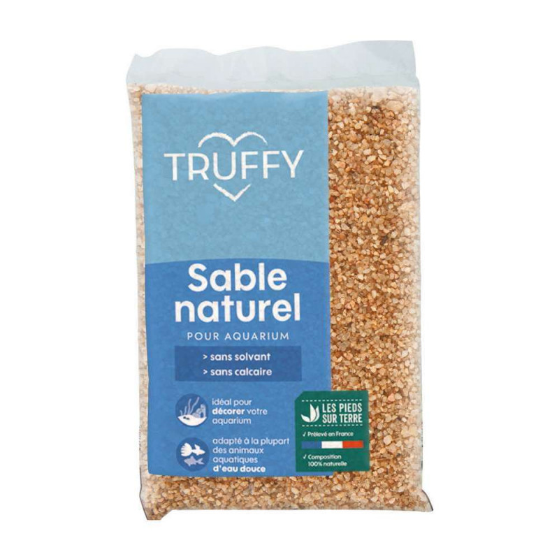 Sable naturel rivière pour aquarium 1kg