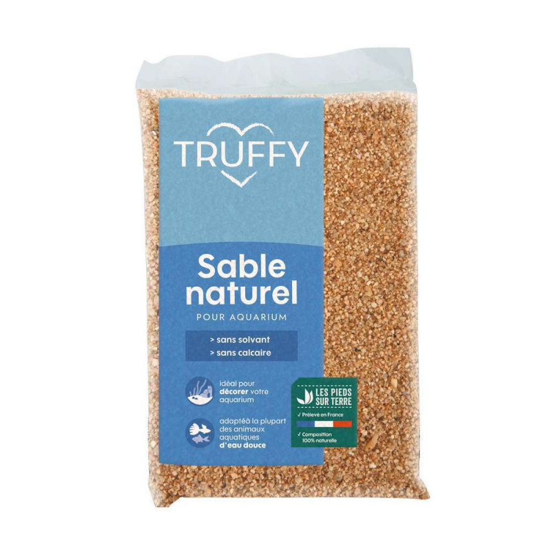 Sable naturel rivière pour aquarium 5kg